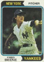 1974 Topps Baseball Cards      274     Fred Beene